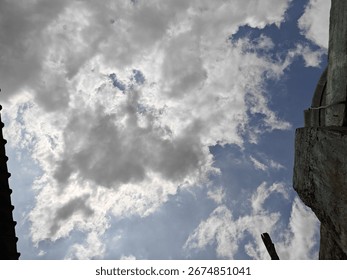 Dramatic Sky with Cumulus Clouds