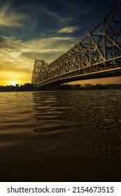 Dramatic sky with the iconic bridge