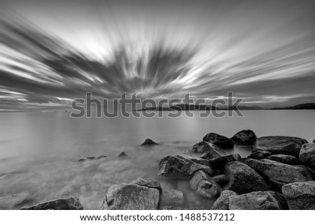 Similar – Image, Stock Photo Cape of Light France Ocean