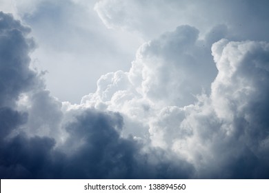 Dramatic Sky With Stormy Clouds