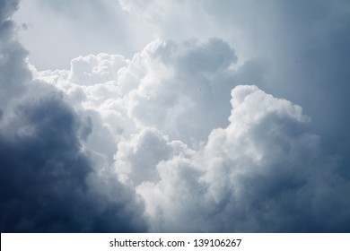 Dramatic Sky With Stormy Clouds