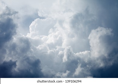 Dramatic Sky With Stormy Clouds