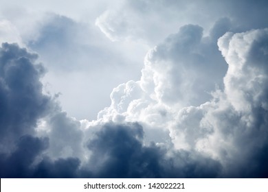 Dramatic Sky With Stormy Clouds