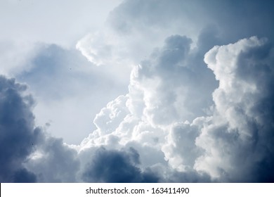 Dramatic Sky With Stormy Clouds