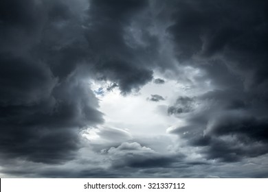 Dramatic Sky With Stormy Clouds