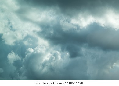 Dramatic sky with stormy clouds, Beautiful cloudy sky.