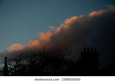 Dramatic skys with beautiful dramatic clouds. 