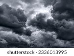 Dramatic Storm Clouds Background in the Stormy Weather