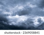 Dramatic Storm Clouds Background in the Stormy Weather