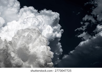 Dramatic Storm Clouds Background in the Stormy Weather
