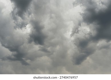 Dramatic storm clouds formation background