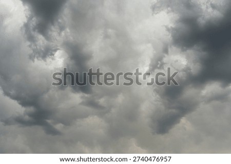 Dramatic storm clouds formation background