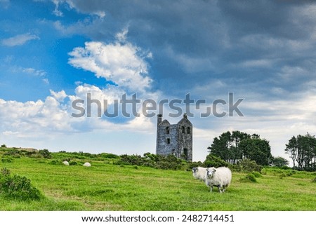 Dramatic storm clouds promise relief from the continuing heatwave on Bodmin Moor near Minions, the highest village in Cornwall, UK. Bodmin Moor has been used as a location for TV and films.