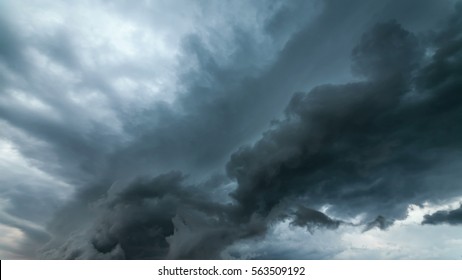 Dramatic Storm Sky Background.