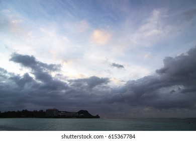 Dramatic storm sky background.