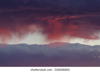 Dramatic Stormy Sky Before Dawn