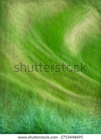 Dramatic sun rays breaking through clouds over lush green terraced rice fields in a tropical mountain valley. 