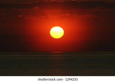 Dramatic sunset