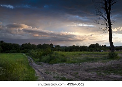 Dramatic sunset