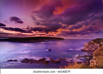 Dramatic sunset