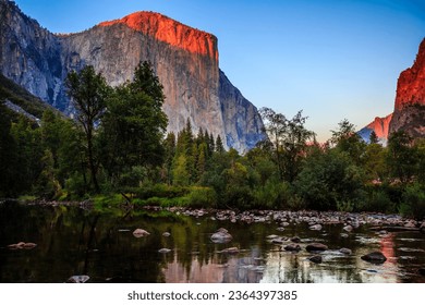 Dramatic Sunset on the Valley View, Yosemite National Park, California
