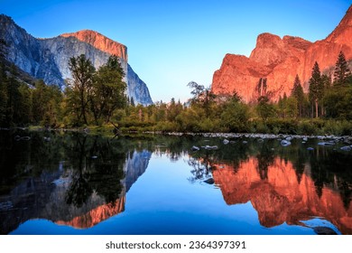 Dramatic Sunset on the Valley View, Yosemite National Park, California