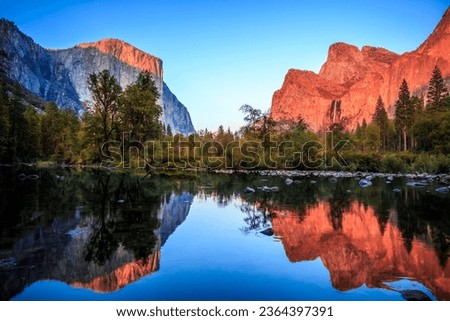 Dramatic Sunset on the Valley View, Yosemite National Park, California