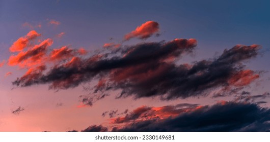 dramatic sunset sky ,for background