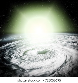Dramatic view, earth. The elements of this image furnished y NASA.