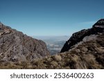 Dramatic view from top of a mountain
