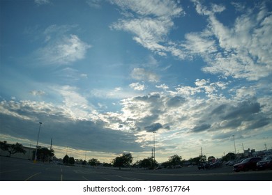                 dramatical cloudy sky at evening               