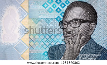Dr.Antonio Agostinho Neto, Portrait from Angola 200 kwanza 2020 Banknotes.