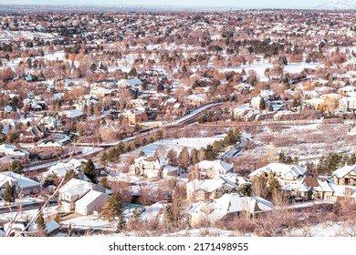 Draper City Scape In Winter