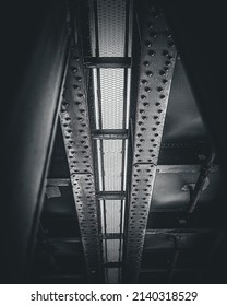 Drawbridge Train Bridge Looking Up