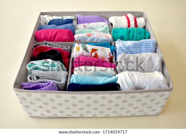 Drawer and closet organizers for toddler, infant and\
children\'s clothes 