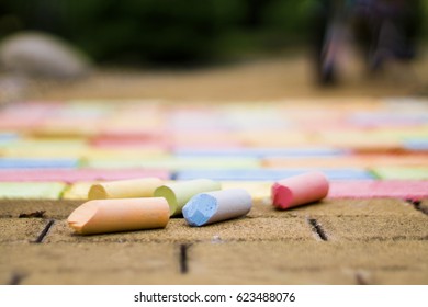 Drawing and chalks 