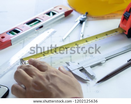 The drawing construction was renovated by draft designer