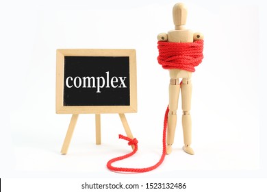 Drawing doll caught by the complex - Shutterstock ID 1523132486