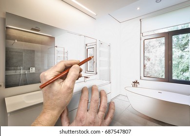 Badezimmer Renovierung Images Stock Photos Vectors Shutterstock