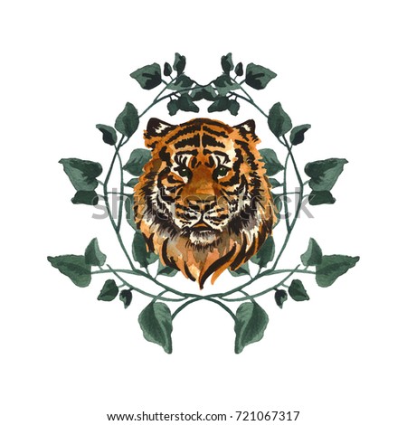 drawing tiger