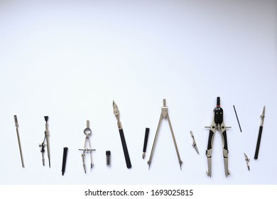 drawing tools, for drawings. architect, engineer, builder