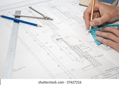 Drawing and various details - Shutterstock ID 37627216