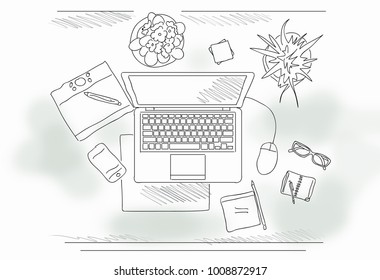 Computer Drawing Images, Stock Photos & Vectors | Shutterstock