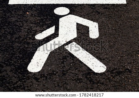 Similar – Image, Stock Photo gender Asphalt