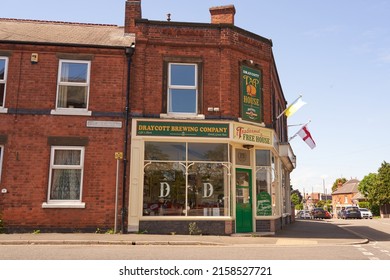 Draycott, Derbyshire, UK 05 19 2022 Small Corner Pub Example