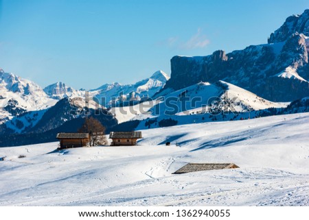 Similar – Image, Stock Photo alpine hut Nature