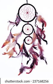 Dream Catcher Isolated On The White Background