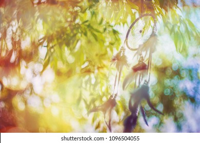 Dream catcher in a vintage style. Selective focus.  - Powered by Shutterstock