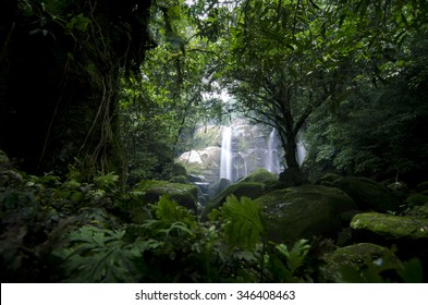 Dream waterfall deep in the jungle
