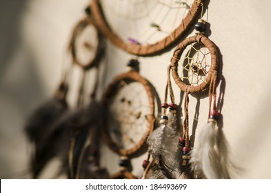 Dream-catcher on the background